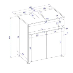 Best Waschbeckenunterschrank Rascian Badezimmerschränke|Waschbeckenunterschränke
