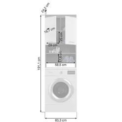 Hot Waschmaschinenüberbau Hayoran Bad Hochschränke