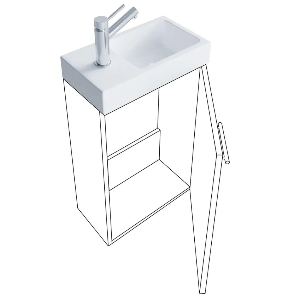 Waschplatz Set Gäste WC Luenza*Pharao24 Sale