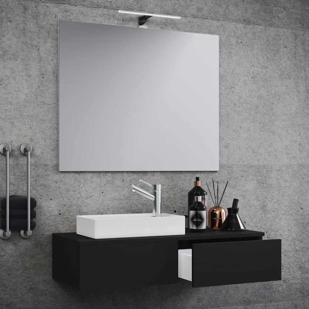 Clearance Waschplatz Set mit Becken Sicury Badmöbel Sets