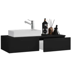 Clearance Waschplatz Set mit Becken Sicury Badmöbel Sets