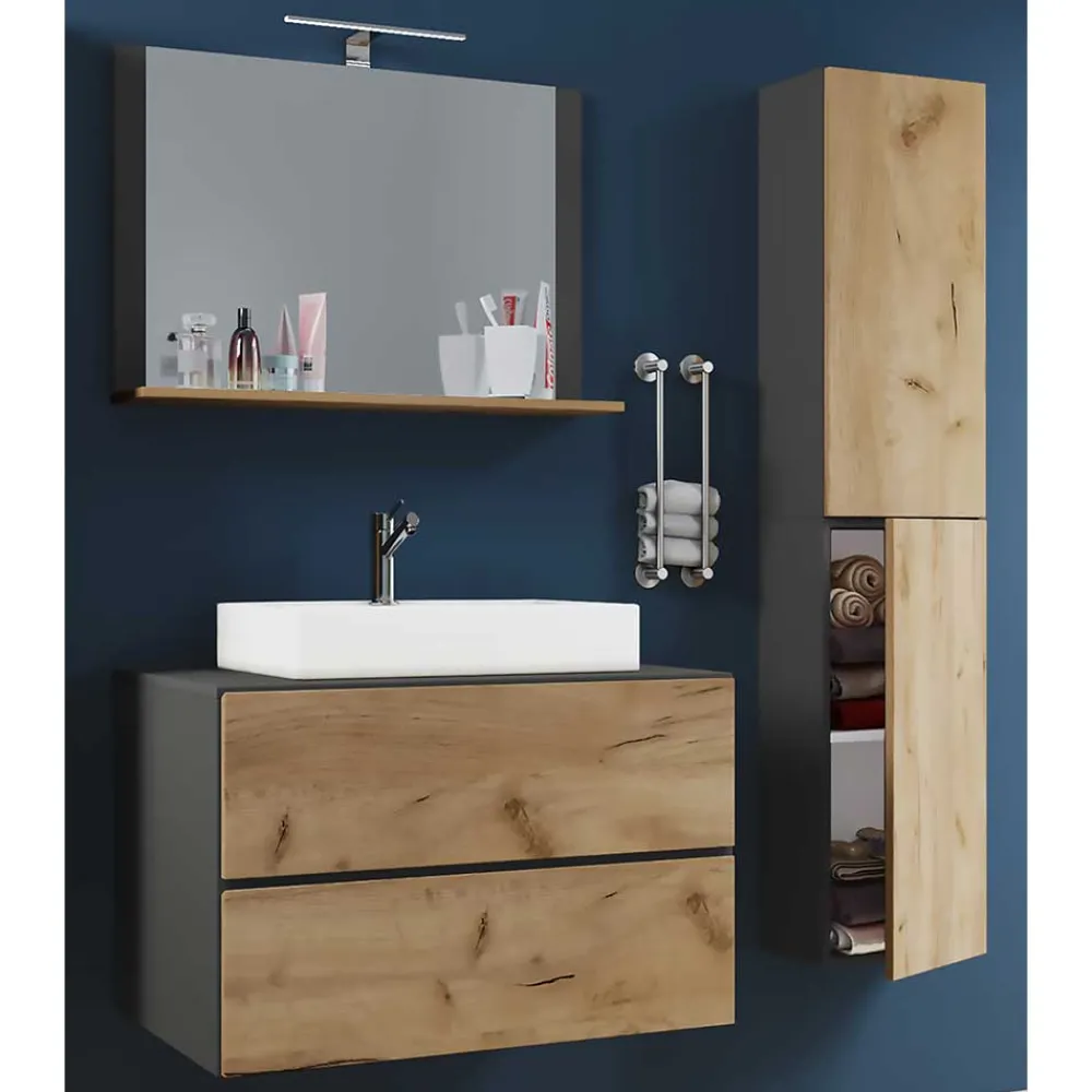 Waschplatz Set mit Keramikbecken Socotta*Pharao24 Clearance