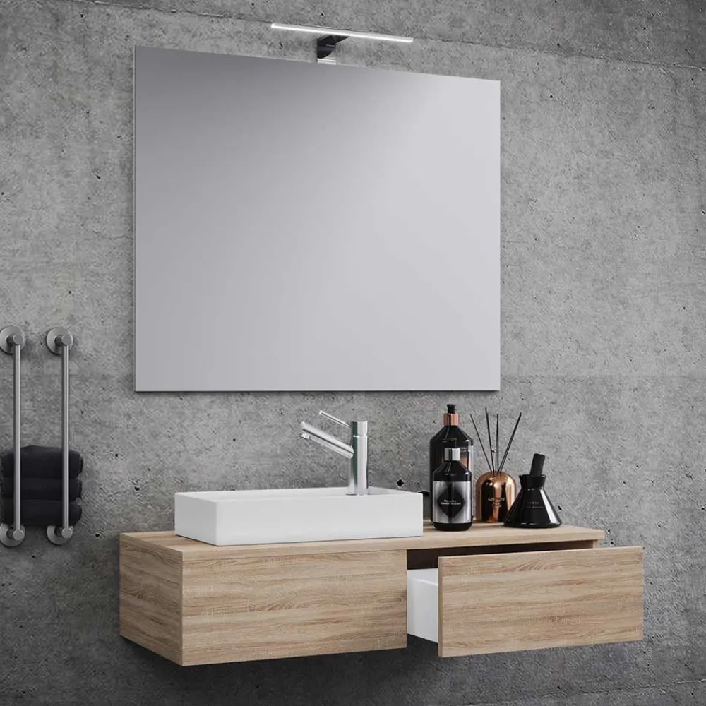 Best Waschplatz Set mit Spiegel Acasa Badmöbel Sets