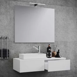 Waschplatz Set modern weiß Sevila*Pharao24 Hot