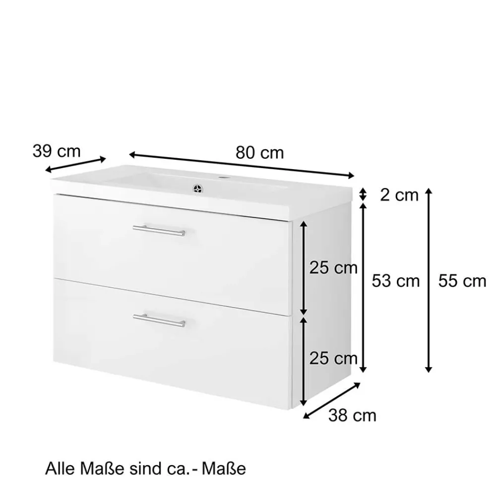 New Waschtisch Josessa Waschbeckenunterschränke
