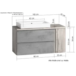 Waschtisch Lactona*Pharao24 Online