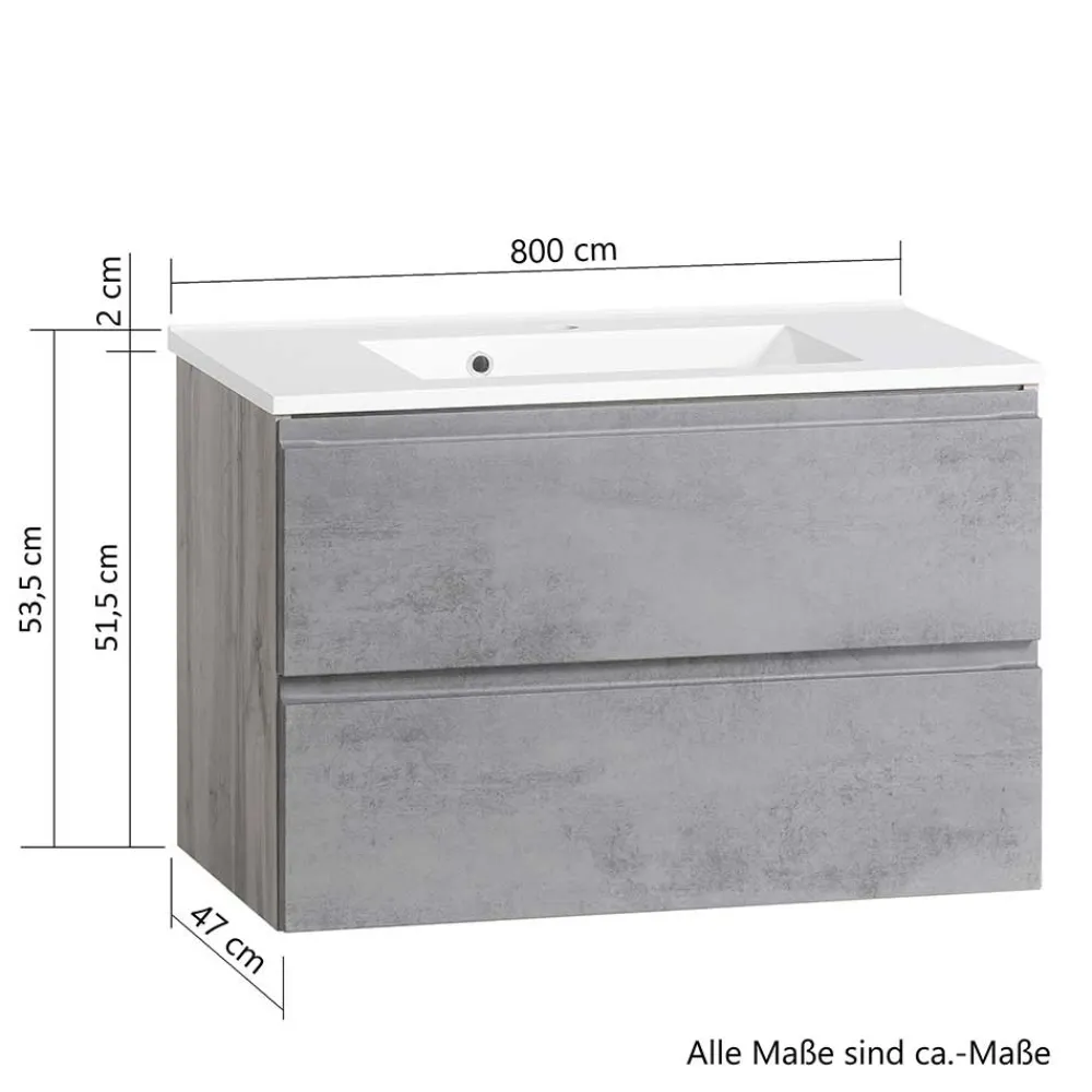 Waschtisch mit Becken Fregato*Pharao24 Clearance