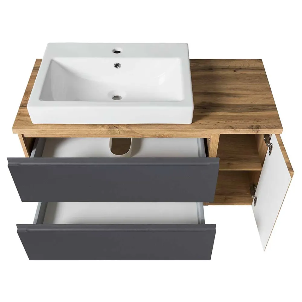 Waschtisch Set mit Becken Fregato Badmöbel Sets