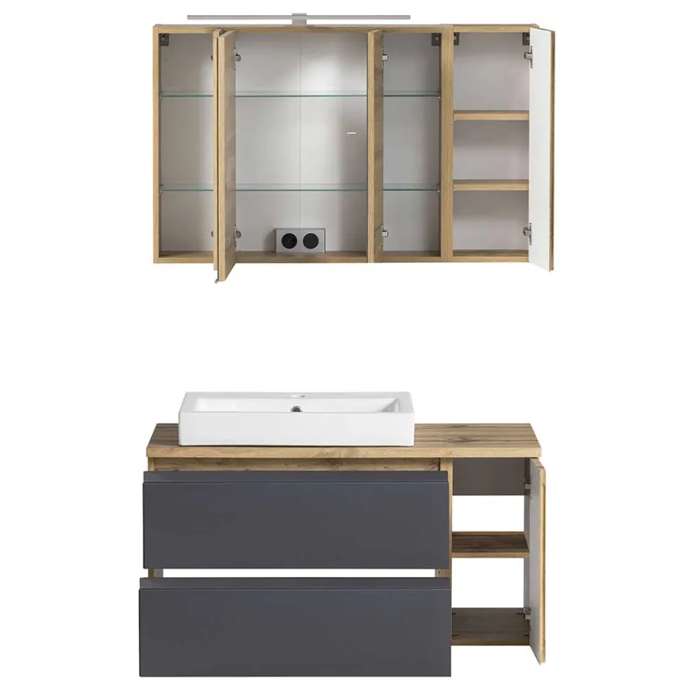 Waschtisch Set mit Becken Fregato Badmöbel Sets