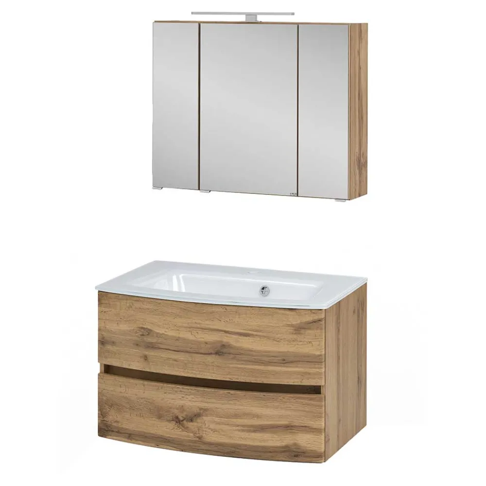 Waschtisch und Spiegelschrank Ruliand*Pharao24 Best