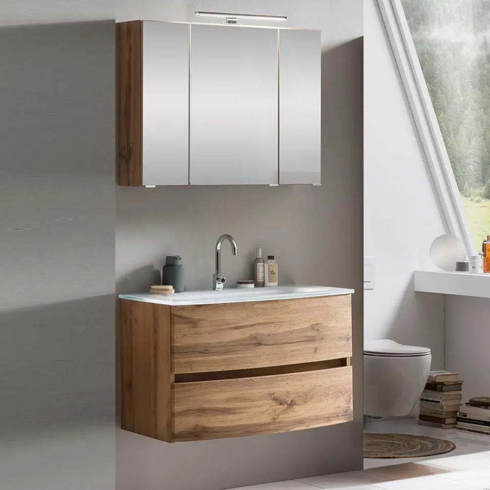 Waschtisch und Spiegelschrank Ruliand*Pharao24 Best