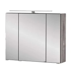 Discount Waschtisch und Spiegelschrank Isdrina Badmöbel Sets