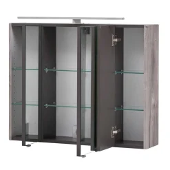 Discount Waschtisch und Spiegelschrank Isdrina Badmöbel Sets