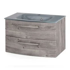 Discount Waschtisch und Spiegelschrank Isdrina Badmöbel Sets