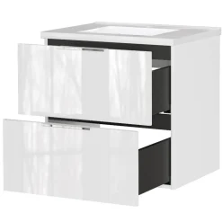 Discount Waschtischkonsole weiß Udolph Waschbeckenunterschränke|Bad Unterschränke