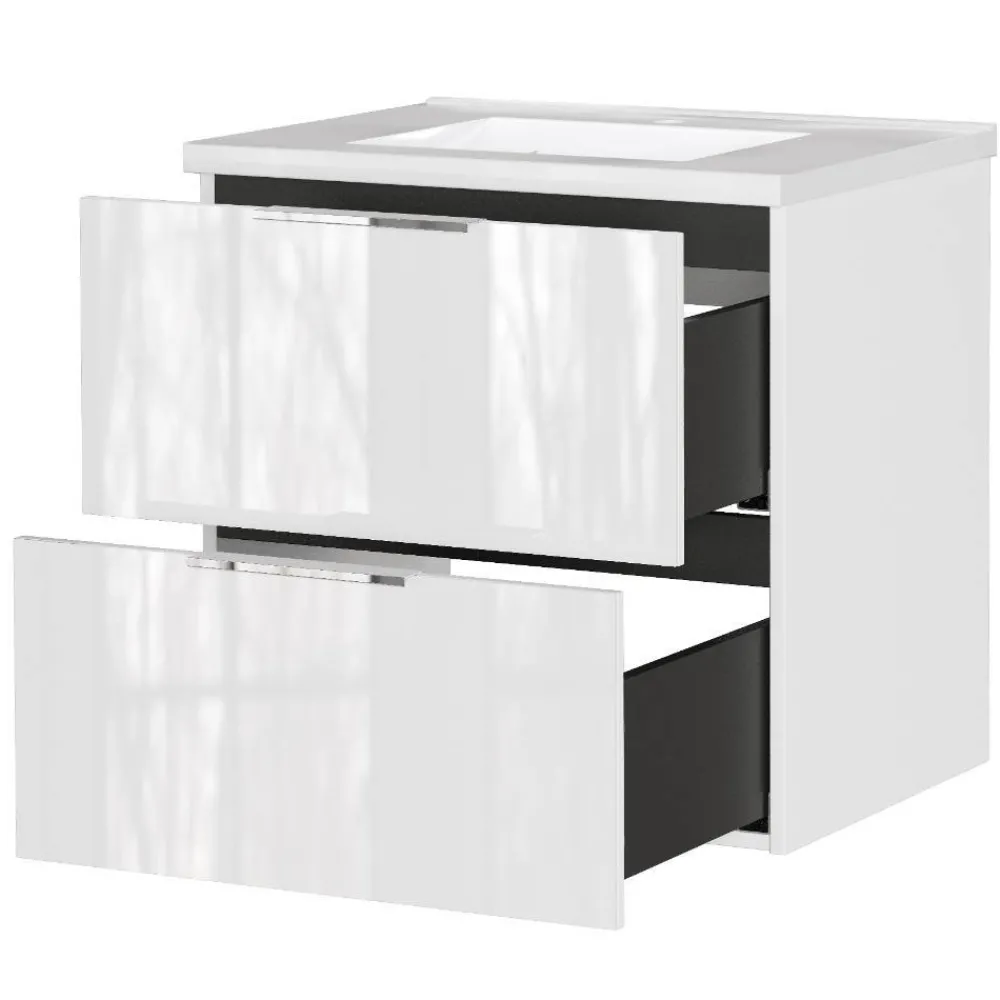 Discount Waschtischkonsole weiß Udolph Waschbeckenunterschränke|Bad Unterschränke