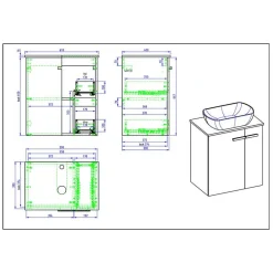 Waschtischschrank Nushivon*Pharao24 Online