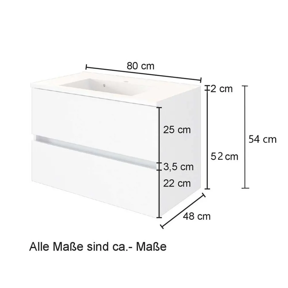 Waschtischunterschrank Curdinan*Pharao24