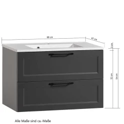 Waschtischunterschrank Salverna*Pharao24 New