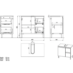 Waschtischunterschrank Viper*Pharao24 Clearance