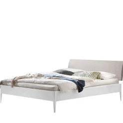 Weiß lackiertes Bett Lagon Doppelbetten|Massivholzbetten