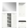 Clearance Weiße Garderobe Ampiano Garderobensets