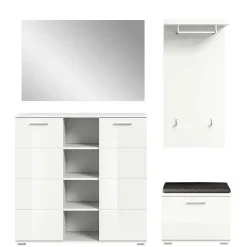 Clearance Weiße Garderobe Ampiano Garderobensets