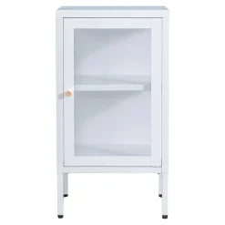 Weiße Metall Vitrine Atrios*Pharao24 Outlet
