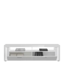 Best Weiße Wohnzimmer Anbauwand Countrys Moderne Wohnwände|Hochglanz Wohnwände