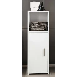 Hot Weißer Badseitenschrank Vimalta Bad Unterschränke|Badezimmerschränke