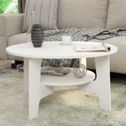 Sale Weißer Couchtisch Paso Wohnzimmertisch|Beistelltische