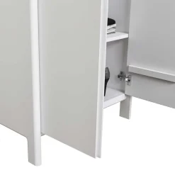 Weißer Dielenschrank Sanakas*Pharao24 Hot