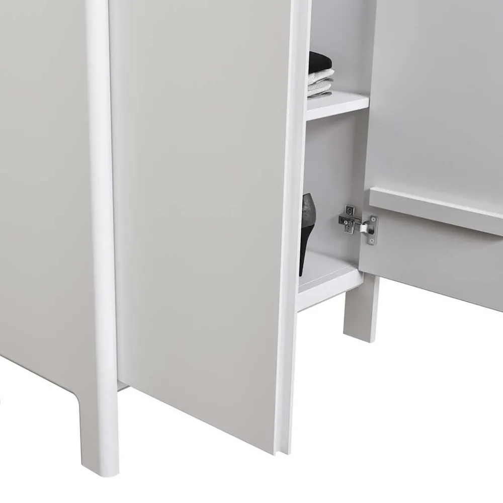 Weißer Dielenschrank Sanakas*Pharao24 Hot