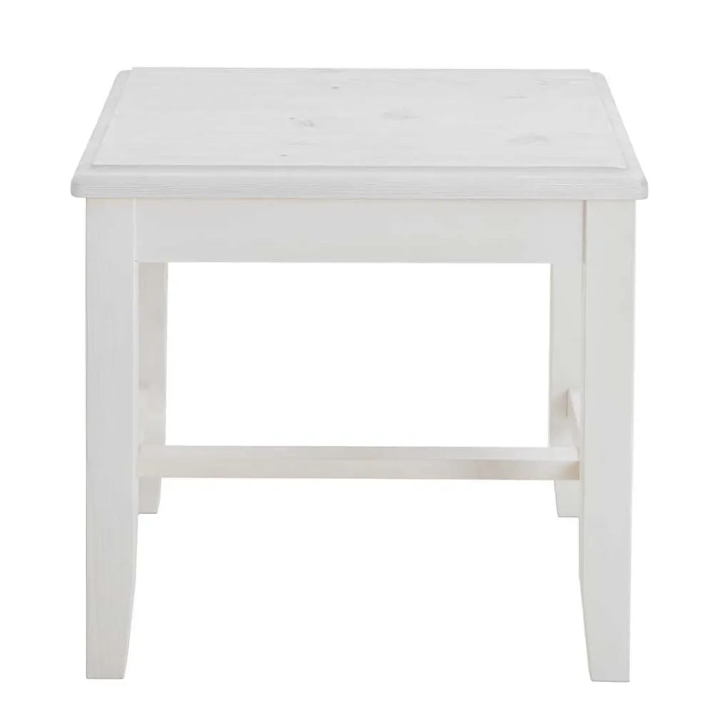 Discount Weißer Holzhocker Mures Hocker|Sitzhocker