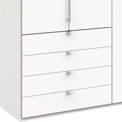 Clearance Weißer Kleiderschrank Emiliano Jugendkleiderschrank