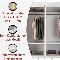 Weißer Kleiderschrank Pasterra*Pharao24 Best