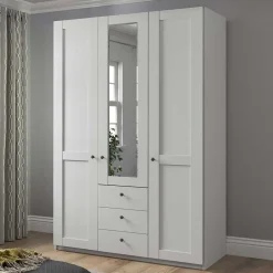 Best Weißer Kleiderschrank Tudana Drehtürenschränke|Kleiderschränke