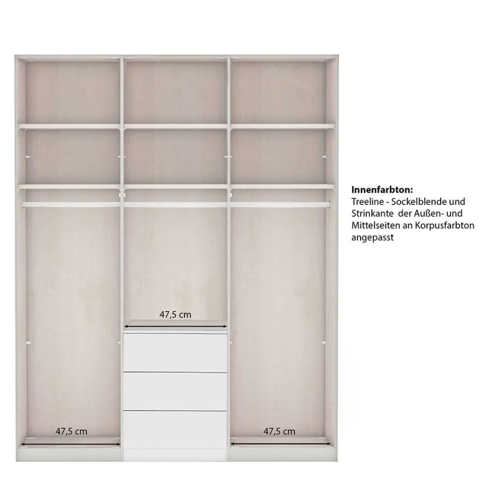 Best Weißer Kleiderschrank Tudana Drehtürenschränke|Kleiderschränke