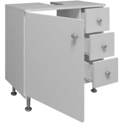 Weißer Waschbeckenschrank Osmin*Pharao24 Discount