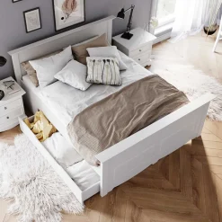 Weißes Bett Vomano*Pharao24 Sale