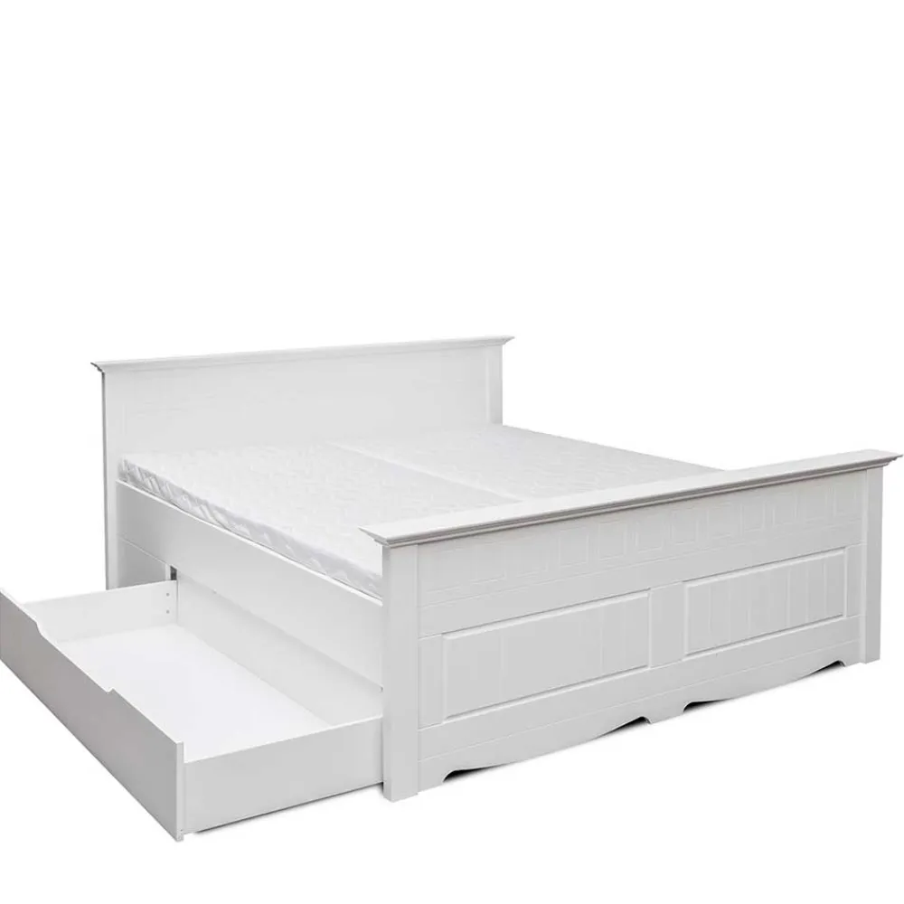 Weißes Bett Vomano*Pharao24 Sale