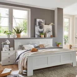 Discount Weißes Doppelbett Tudana Betten In Übergröße|Komfortbetten