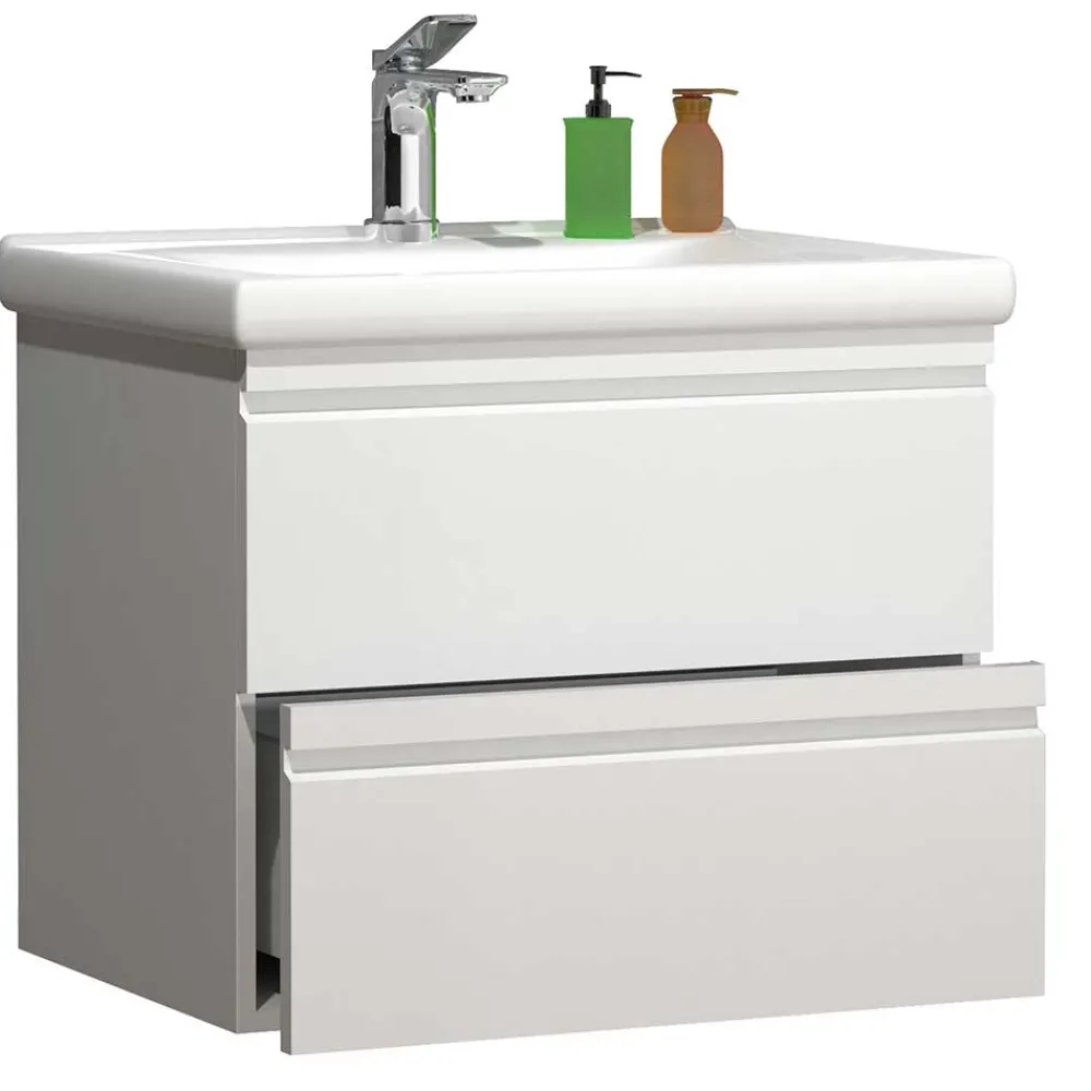 Weißes Waschplatz Set Valtte*Pharao24 Hot