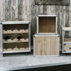 Outlet Weinregal Haenja Massivholzregale|Flaschenregale