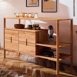 Wildbuche Holzregal Artjes*Pharao24 Discount