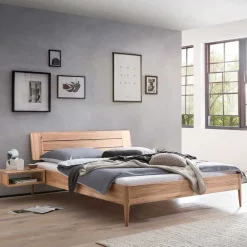 Outlet Wildbuche massiv Bett geölt Balys Doppelbetten|Massivholzbetten