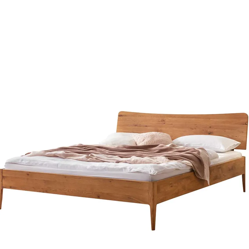Wildeiche Bett geölt Lepura*Pharao24 Outlet