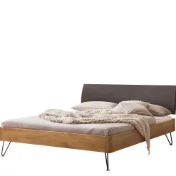 Outlet Wildeiche Doppelbett modern Viko Doppelbetten|Massivholzbetten
