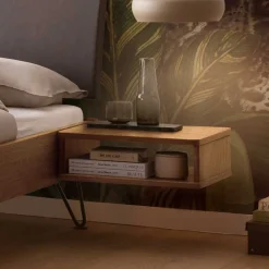 Outlet Wildeiche Doppelbett modern Viko Doppelbetten|Massivholzbetten