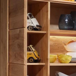 Wildeiche Highboard Eridia Esszimmerkommoden|Wohnzimmerkommoden